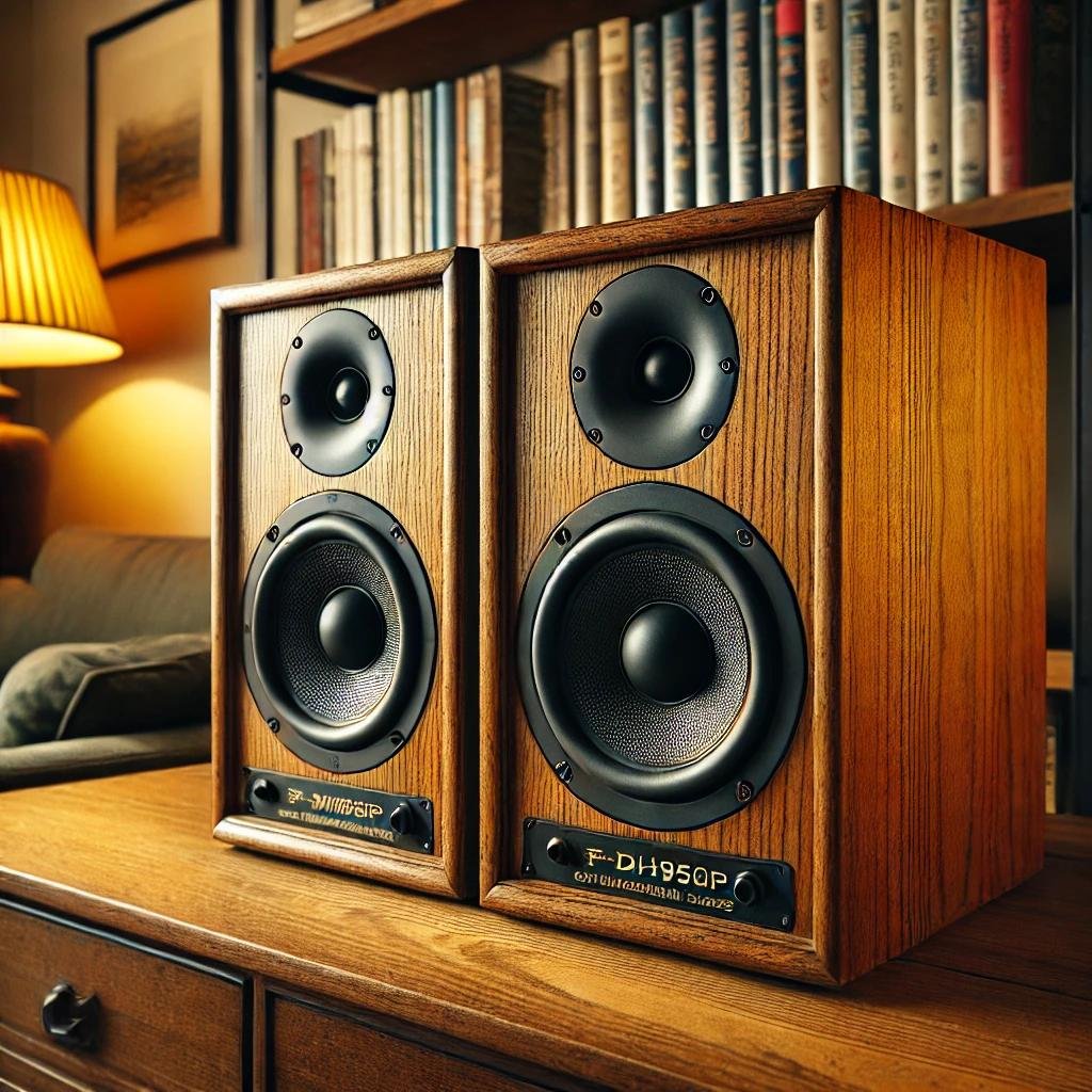 used sharp cp-dh950p bookshelf speakers